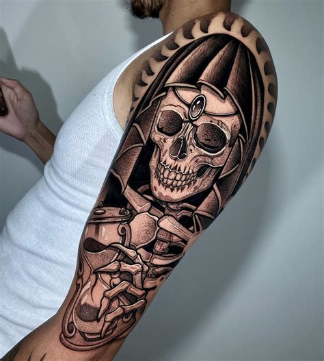 design santa muerte tattoo|traditional santa muerte tattoo.